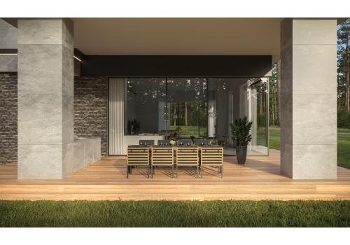  Белла 280 серая, алюминий / тик, фото 2 