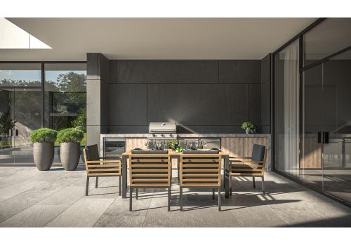  Patio Bella 180 серая, алюминий / тик, фото 2 