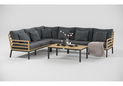  Patio Calma серая, тик / алюминий, фото 3 