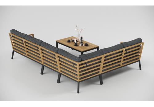  Patio Calma серая, тик / алюминий, фото 4 