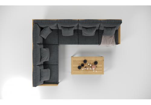  Patio Calma серая, тик / алюминий, фото 6 