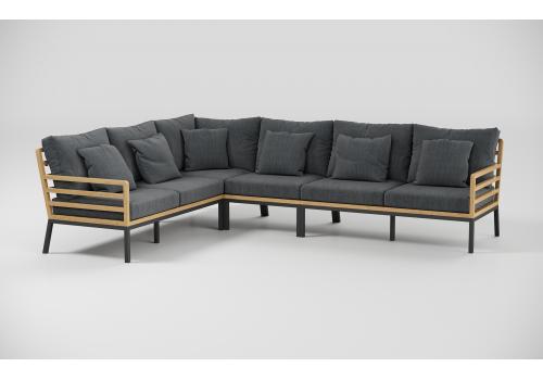  Patio Calma серая, тик / алюминий, фото 7 