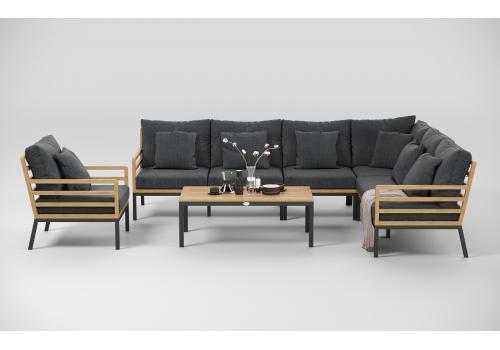  Patio Calma серая, тик / алюминий, фото 13 