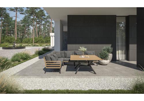  Patio Calma серая, тик / алюминий, фото 1 