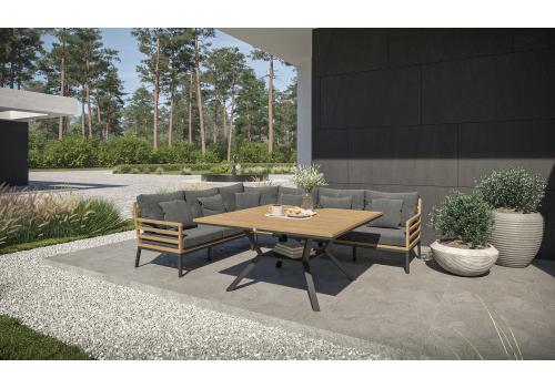  Patio Calma серая, тик / алюминий, фото 2 