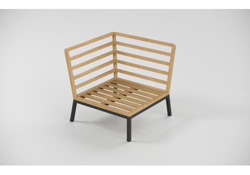  Patio Calma серая, тик / алюминий, фото 11 