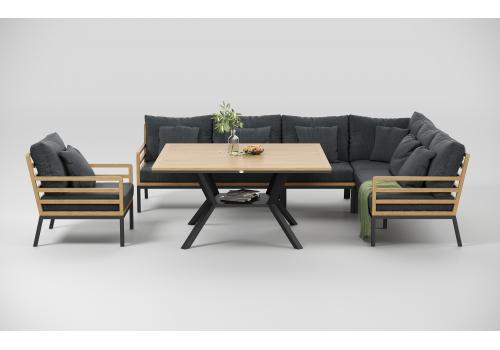  Patio Calma серая, тик / алюминий, фото 12 