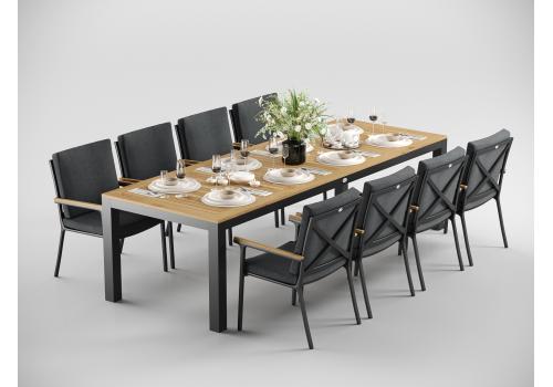  Калма С серый, алюминий / тик, фото 5 