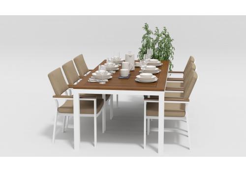  Белла бежевый, алюминий / тик, фото 5 