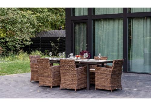  LUDWIG + FIONA обеденный комплект коричневого цвета, фото 1 