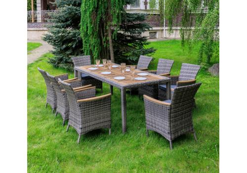  AMELIA обеденный комплект серого цвета на 8 персон, фото 1 