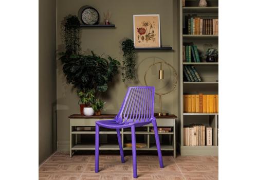  Пластиковый стул NICO фиолетовый, фото 1 
