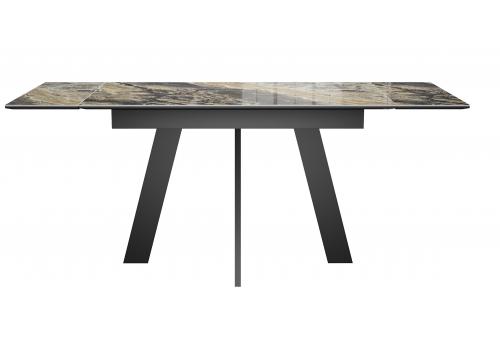  Стол DikLine SKM120 Керамика Amadeus/подстолье черное/опоры черные, фото 3 