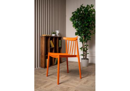  Пластиковый стул KAI оранжевый, фото 1 