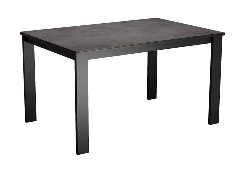  Стол DikLine DKT130 Керамика мрамор Бронза/подстолье черное/опоры черные, фото 1 