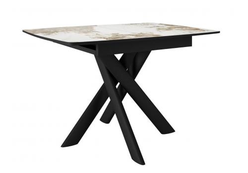  Стол DikLine DKB110, Керамика PANDORA глянец, опоры черные, фото 1 