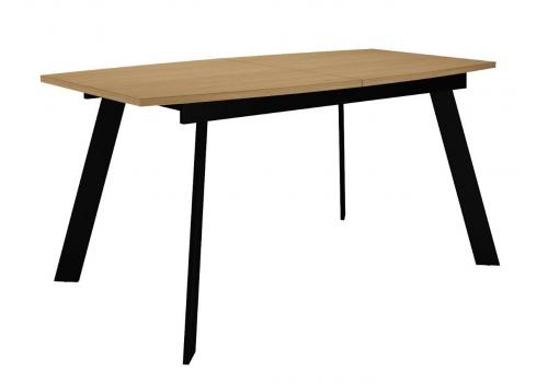  Стол DikLine XL160 Дуб Каселла натуральный, опоры черные, фото 1 