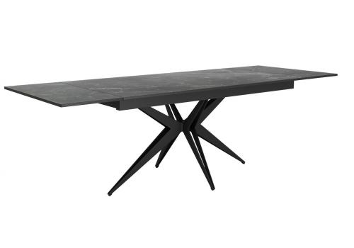  Стол DikLine KW160 керамика мрамор черный С45 матовая/опоры черные (2 уп.), фото 4 