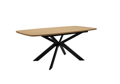  Стол DikLine B140 Дуб Каселла натуральный/опоры черные, фото 5 