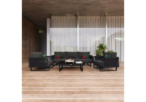  Лаунж зона БЕЛЛИСА с трехместным диваном - маренго, фото 2 