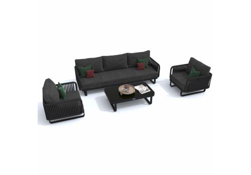  Лаунж зона БЕЛЛИСА с трехместным диваном - маренго, фото 3 