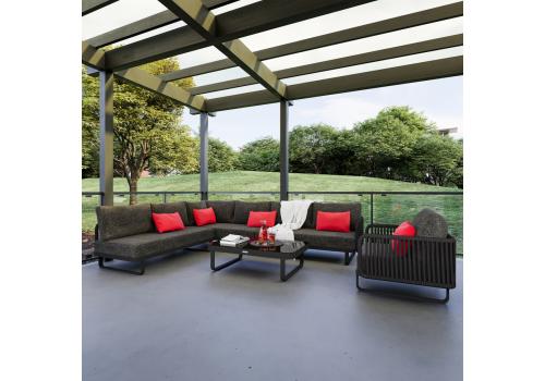  Лаунж зона угловая БЕЛЛИСА модульная маренго, фото 2 