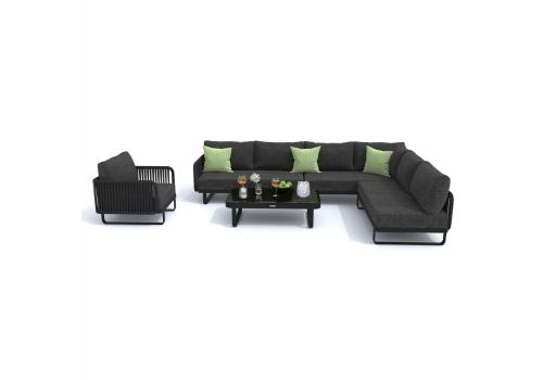  Лаунж зона угловая БЕЛЛИСА модульная маренго, фото 6 