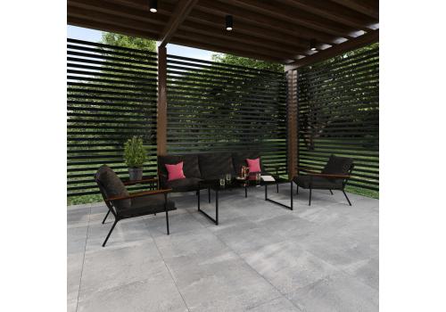  Лаунж зона ФЕСТА маренго с трехместным диваном, фото 2 