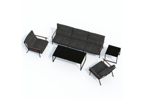  Лаунж зона ФЕСТА маренго с трехместным диваном, фото 7 