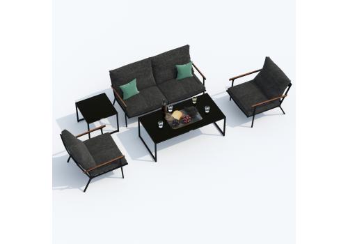  Лаунж зона ФЕСТА маренго с двухместным диваном, фото 5 