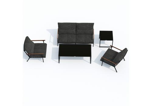  Лаунж зона ФЕСТА маренго с двухместным диваном, фото 7 