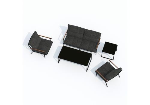  Лаунж зона ФЕСТА маренго с двухместным диваном, фото 9 