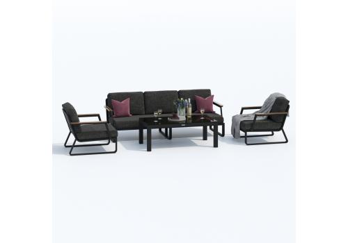  Лаунж зона ЭСТИВО с трехместным диваном - маренго, фото 3 