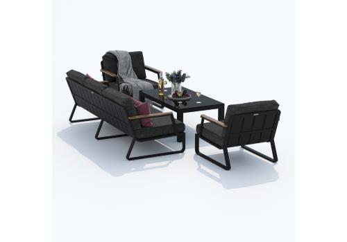  Лаунж зона ЭСТИВО с трехместным диваном - маренго, фото 6 