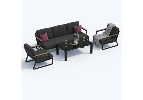  Лаунж зона ЭСТИВО с трехместным диваном - маренго, фото 5 