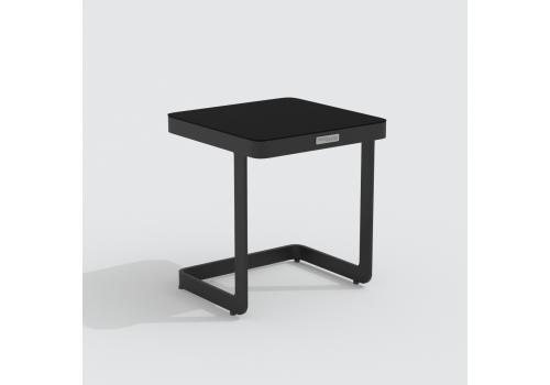  Шезлонг КОСТА на колесах черный - каркас карбон, фото 8 