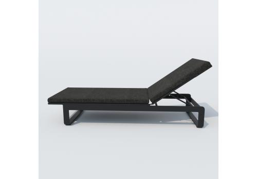  Шезлонг ЛЕТТО маренго - каркас карбон, фото 6 