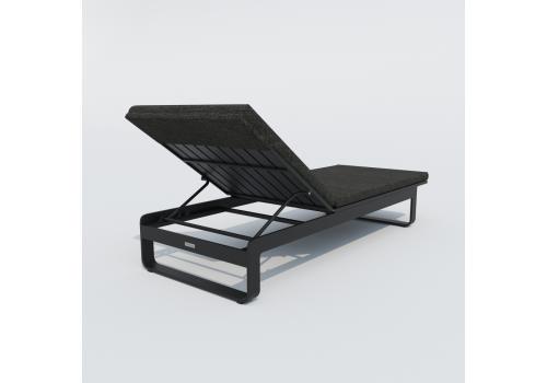  Шезлонг ЛЕТТО маренго - каркас карбон, фото 7 