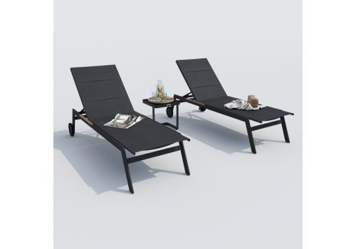  Шезлонг ВИРТУ карбон, фото 4 