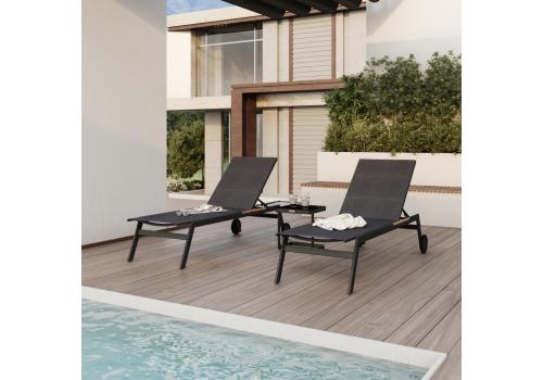  Шезлонг ВИРТУ карбон, фото 2 