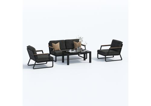  Лаунж зона ЭСТИВО маренго - каркас карбон, фото 4 