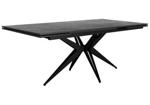  Стол DikLine KW160 керамика мрамор черный С45 матовая/опоры черные (2 уп.), фото 1 