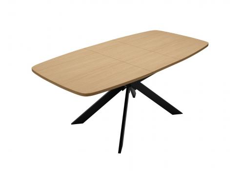  Стол DikLine B140 Дуб Каселла натуральный/опоры черные, фото 9 