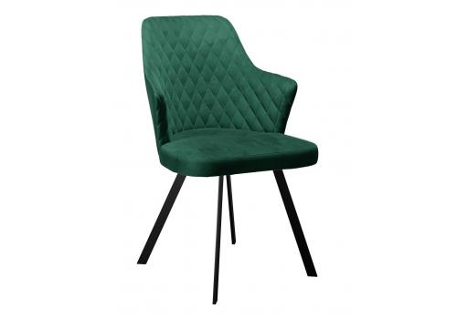  Стул DikLine 345 K13 изумруд, ножки черные, фото 1 