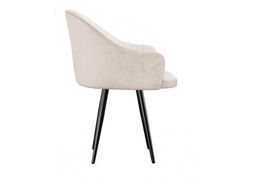  Стул DikLine 439 поворотный, C103 крем, ножки черные, фото 3 