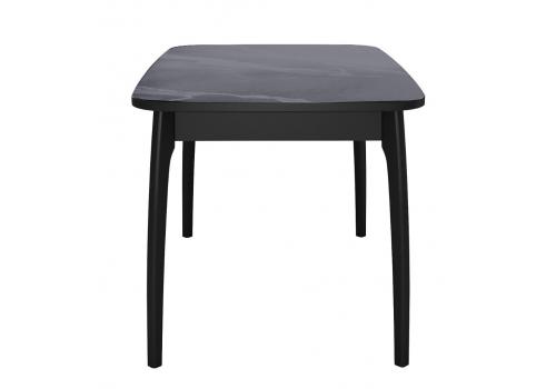  Стол DikLine MK15 Керамика Серый мрамор/подстолье черное/опоры черные, фото 2 