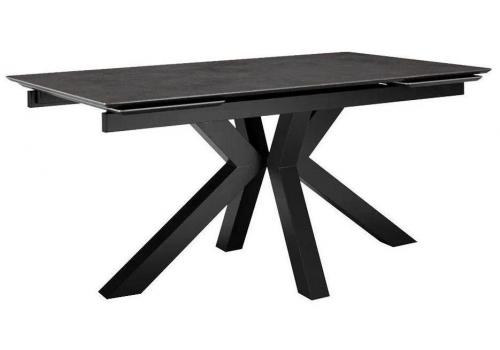  Стол DikLine SFE140 Керамика мрамор Бронза/подстолье черное/опоры черные (2 уп.), фото 1 