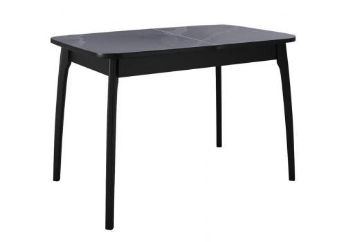  Стол DikLine MK15 Керамика Серый мрамор/подстолье черное/опоры черные, фото 1 