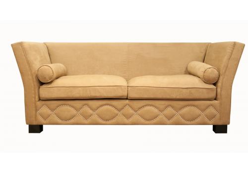  Прямой диван 3 места арт-деко Volte коричневый, фото 1 