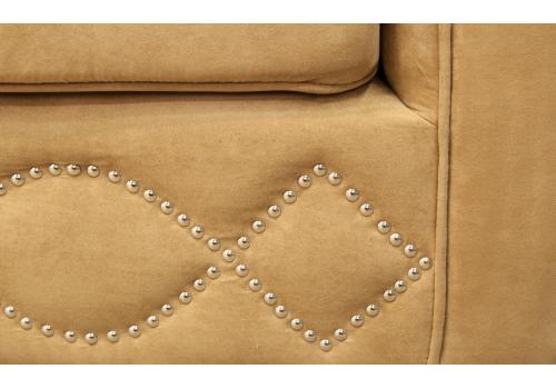  Прямой диван 3 места арт-деко Volte коричневый, фото 4 